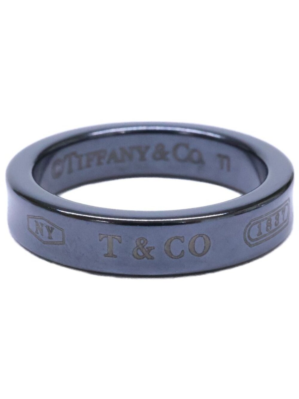 Tiffany & Co & Black Titanium Narrow